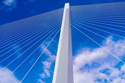 Close up of bridge detail